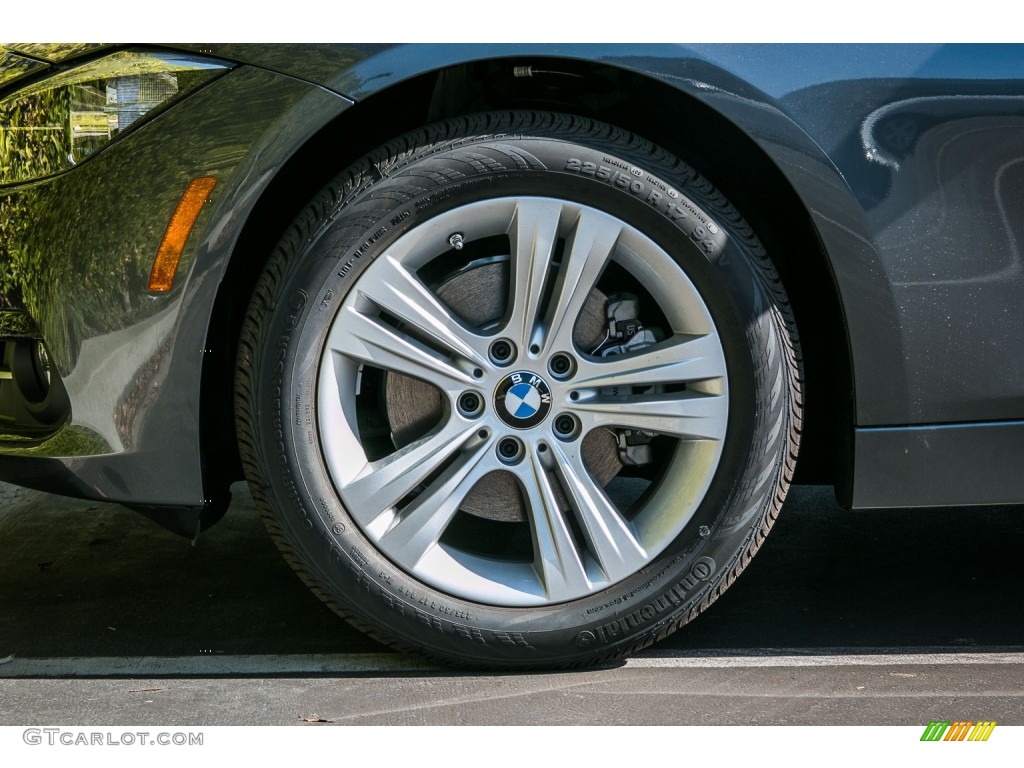 2016 3 Series 328i Sedan - Mineral Grey Metallic / Black photo #10