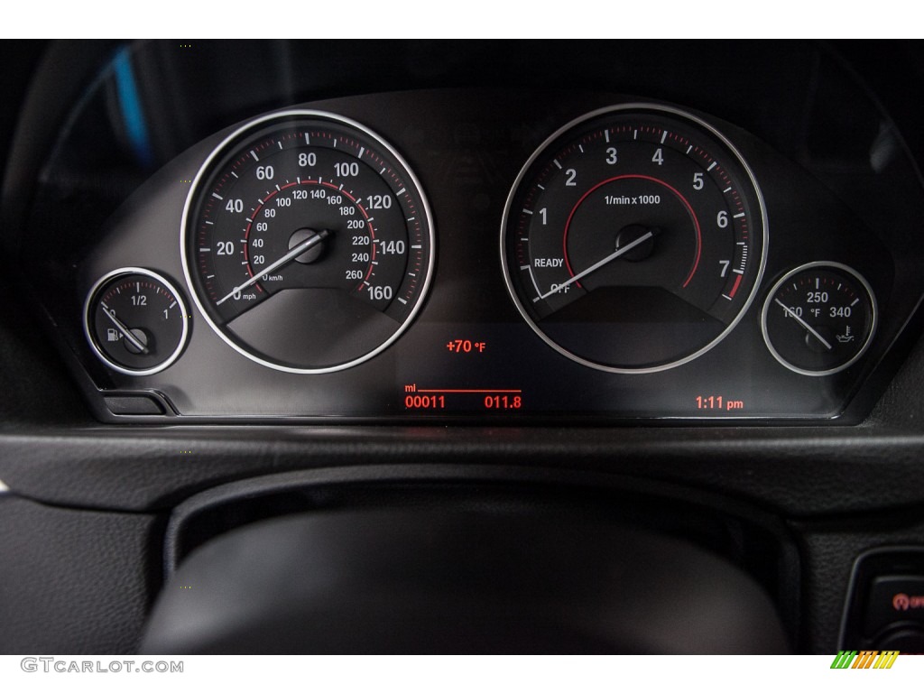 2016 3 Series 328i Sedan - Mineral Grey Metallic / Black photo #6