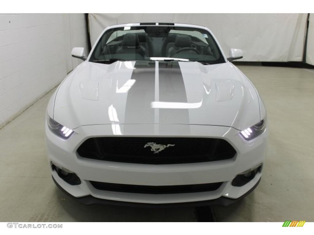 2016 Mustang GT Premium Convertible - Oxford White / Ebony photo #2