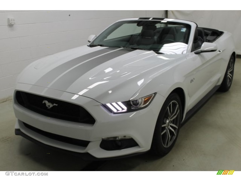 Oxford White 2016 Ford Mustang GT Premium Convertible Exterior Photo #108859931