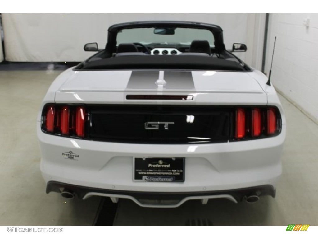 2016 Mustang GT Premium Convertible - Oxford White / Ebony photo #5