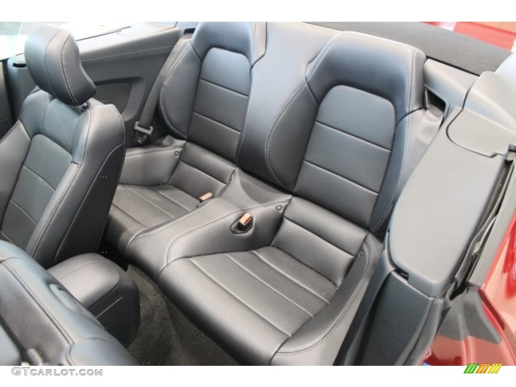 Ebony Interior 2016 Ford Mustang GT Premium Convertible Photo #108860087