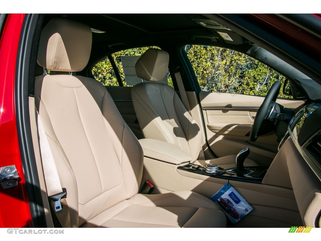 2016 3 Series 328i Sedan - Melbourne Red Metallic / Venetian Beige photo #2