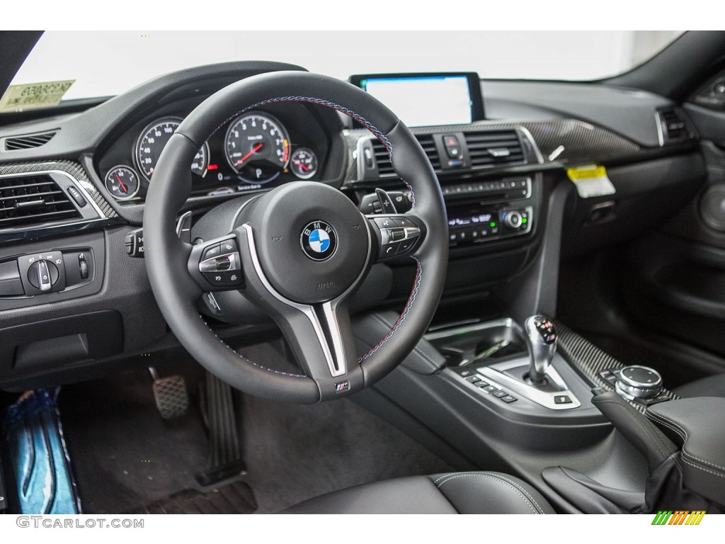 Black Interior 2016 BMW M4 Coupe Photo #108860516