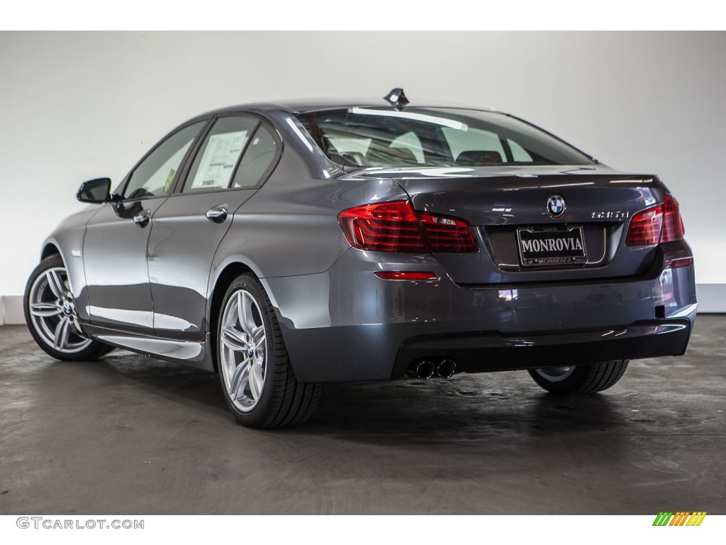 2016 5 Series 535d Sedan - Mineral Grey Metallic / Black photo #2