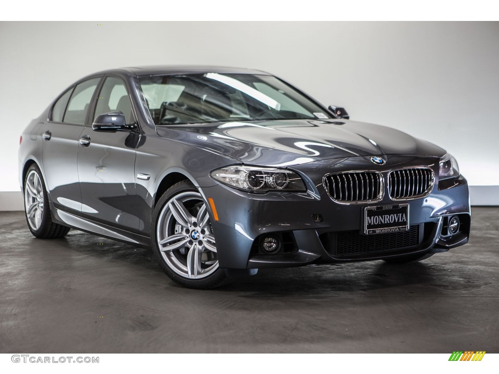 2016 5 Series 535d Sedan - Mineral Grey Metallic / Black photo #11