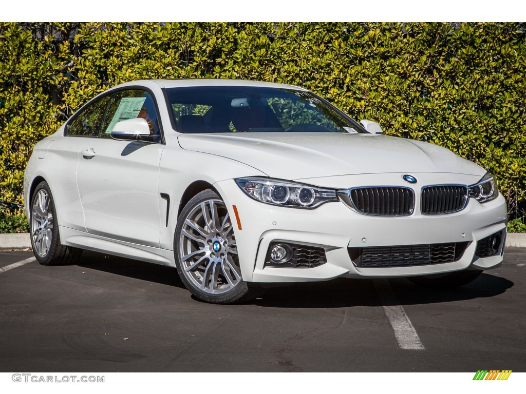 Alpine White 2016 BMW 4 Series 428i Coupe Exterior Photo #108861935