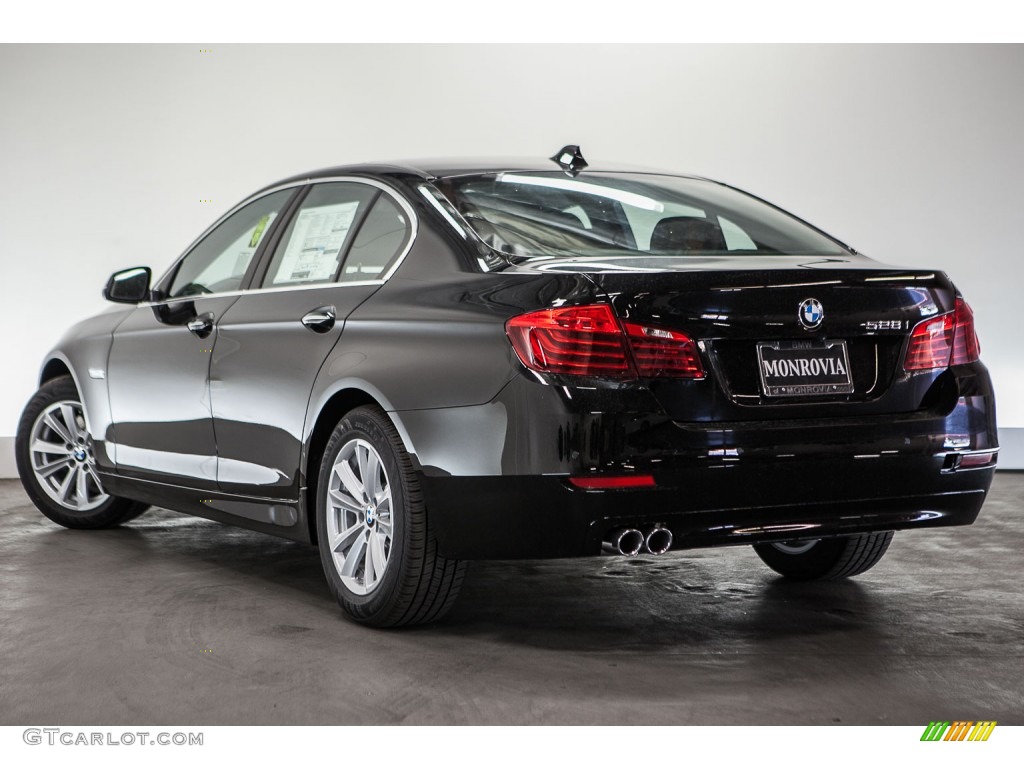 2016 5 Series 528i Sedan - Jet Black / Black photo #2