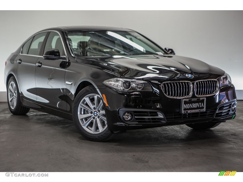 2016 5 Series 528i Sedan - Jet Black / Black photo #11