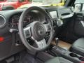 Black 2016 Jeep Wrangler Unlimited Rubicon Hard Rock 4x4 Interior Color
