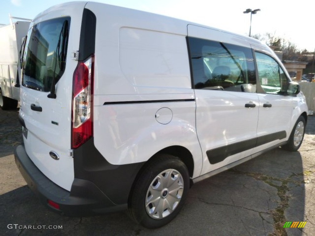 2016 Transit Connect XL Cargo Van Extended - Frozen White / Charcoal Black photo #2