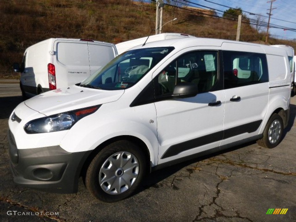 Frozen White 2016 Ford Transit Connect XL Cargo Van Extended Exterior Photo #108865890