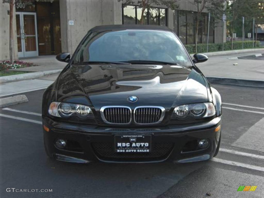 2003 M3 Convertible - Jet Black / Black photo #3