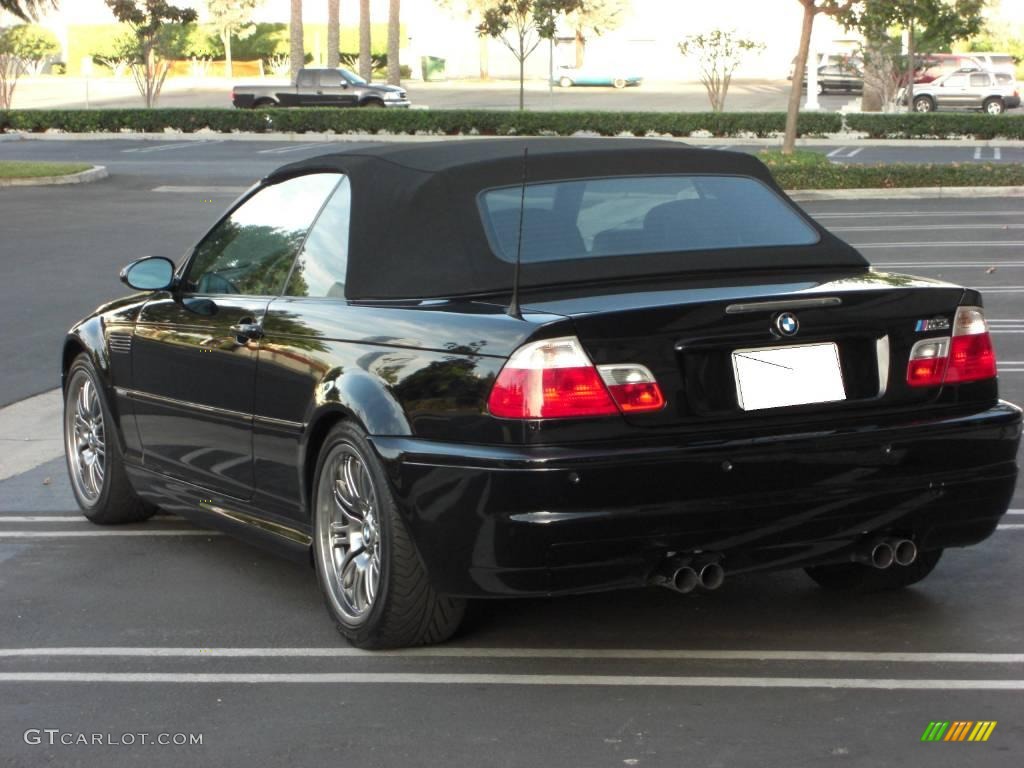 2003 M3 Convertible - Jet Black / Black photo #10