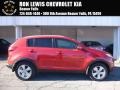 2012 Signal Red Kia Sportage LX AWD  photo #1