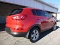 2012 Signal Red Kia Sportage LX AWD  photo #2