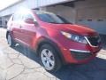 2012 Signal Red Kia Sportage LX AWD  photo #8