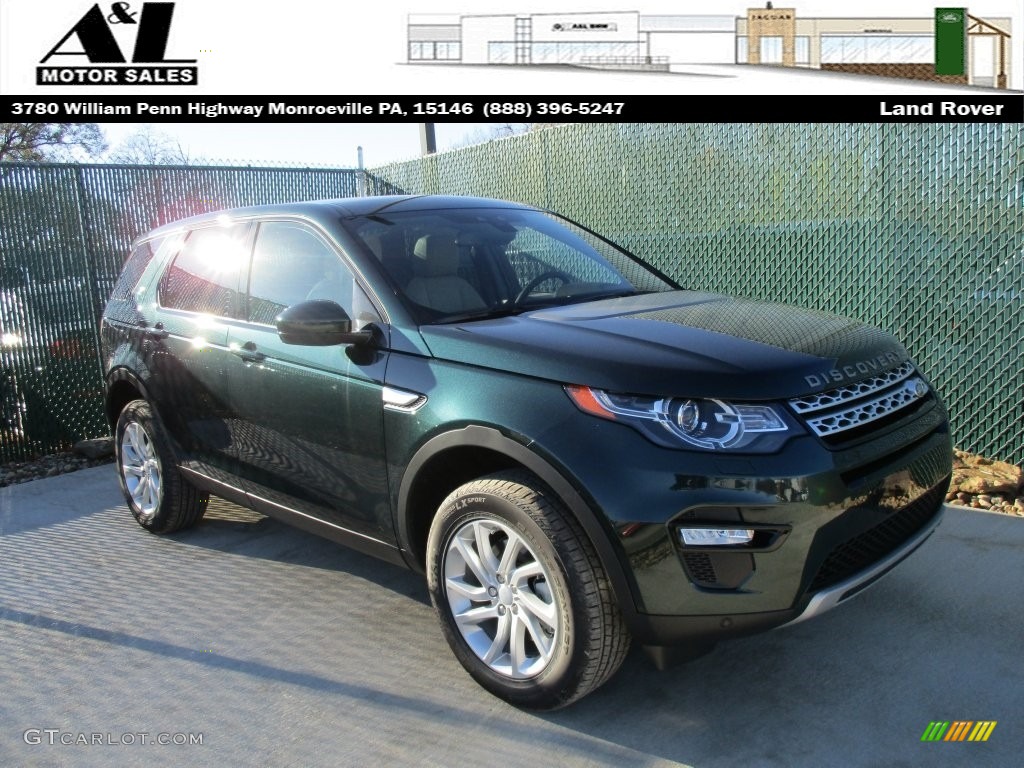 2016 Discovery Sport HSE 4WD - Aintree Green Metallic / Almond photo #1