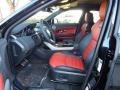 Ebony/Pimento 2016 Land Rover Range Rover Evoque HSE Dynamic Interior Color