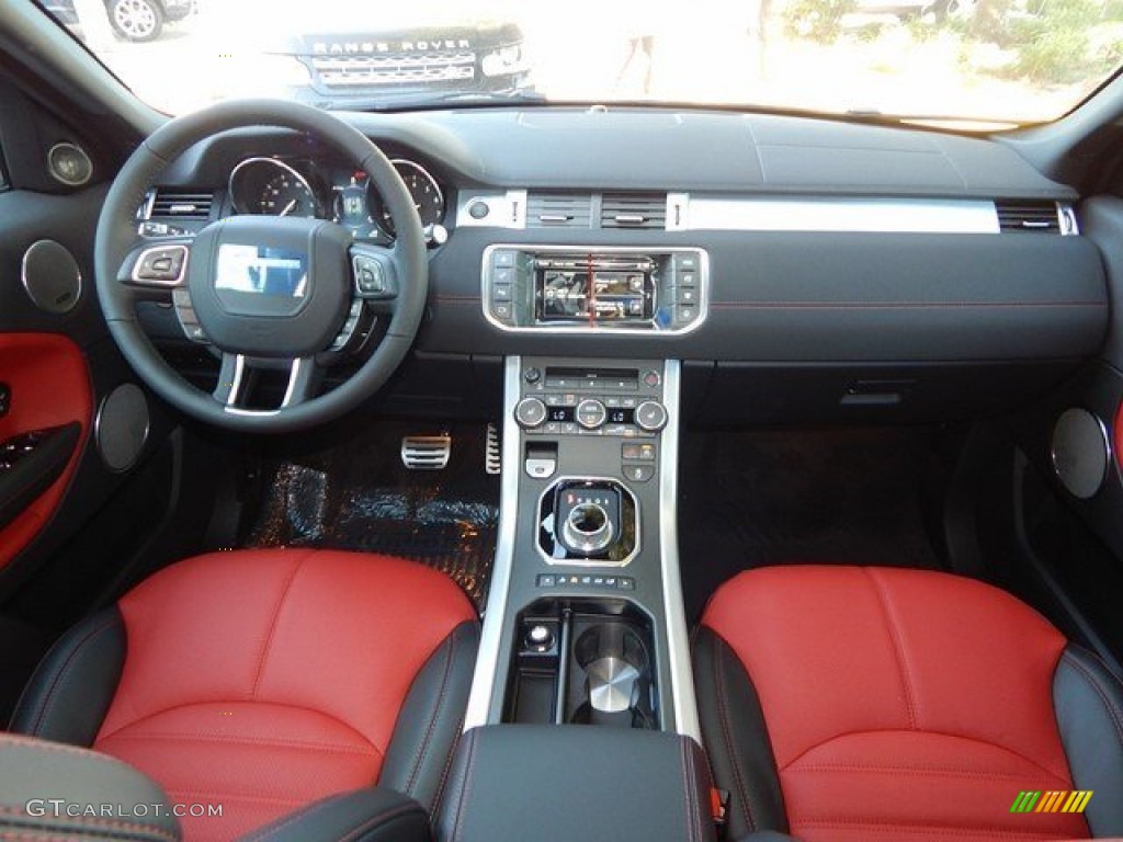 Ebony/Pimento Interior 2016 Land Rover Range Rover Evoque HSE Dynamic Photo #108871764