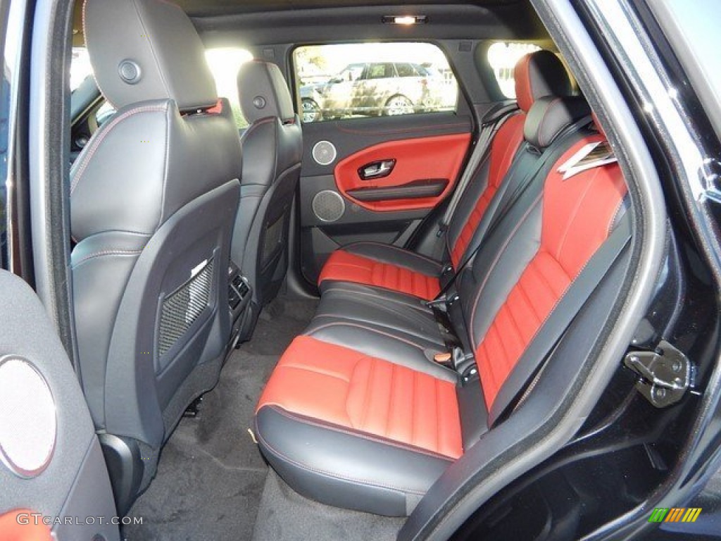 Ebony/Pimento Interior 2016 Land Rover Range Rover Evoque HSE Dynamic Photo #108872027
