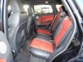2016 Land Rover Range Rover Evoque Ebony/Pimento Interior Rear Seat Photo