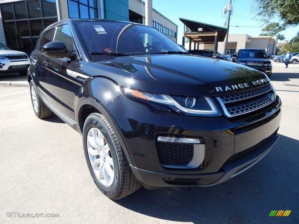 Santorini Black Metalllic 2016 Land Rover Range Rover Evoque SE Exterior Photo #108872150
