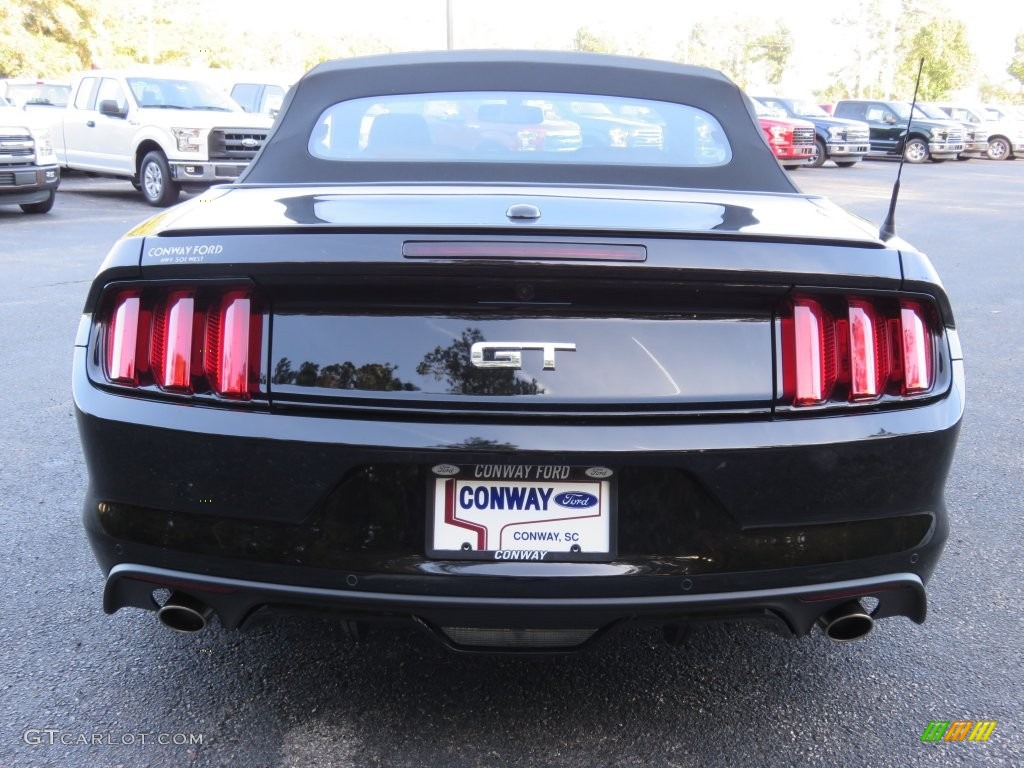 2016 Mustang GT Premium Convertible - Shadow Black / Dark Saddle photo #4