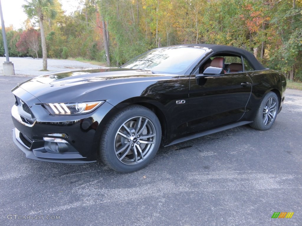2016 Mustang GT Premium Convertible - Shadow Black / Dark Saddle photo #8
