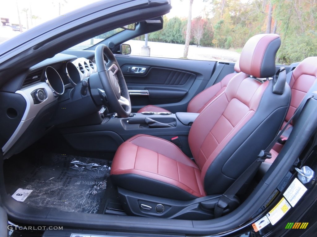 2016 Ford Mustang GT Premium Convertible Front Seat Photo #108873434