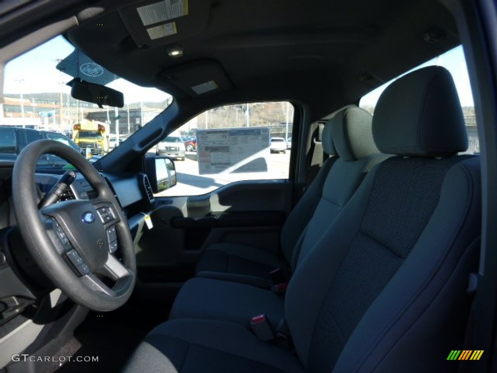 2016 F150 XL Regular Cab 4x4 - Shadow Black / Medium Earth Gray photo #12