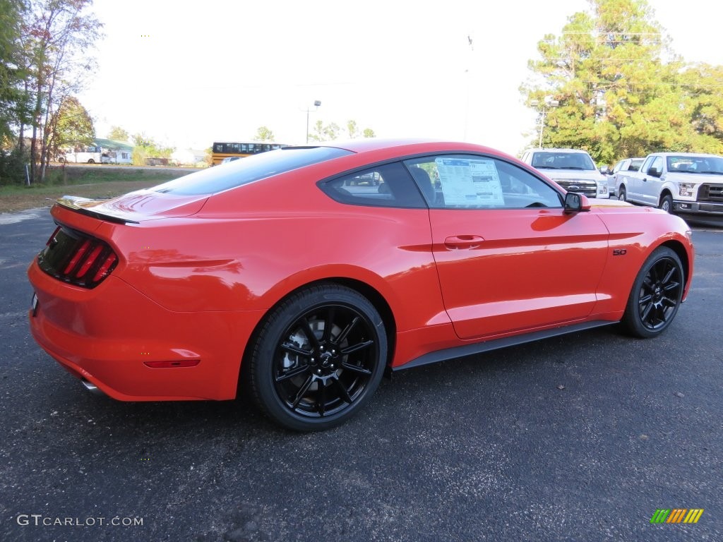 2016 Mustang GT Coupe - Competition Orange / Ebony photo #3