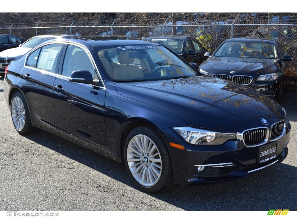 2013 3 Series 328i xDrive Sedan - Imperial Blue Metallic / Venetian Beige photo #1