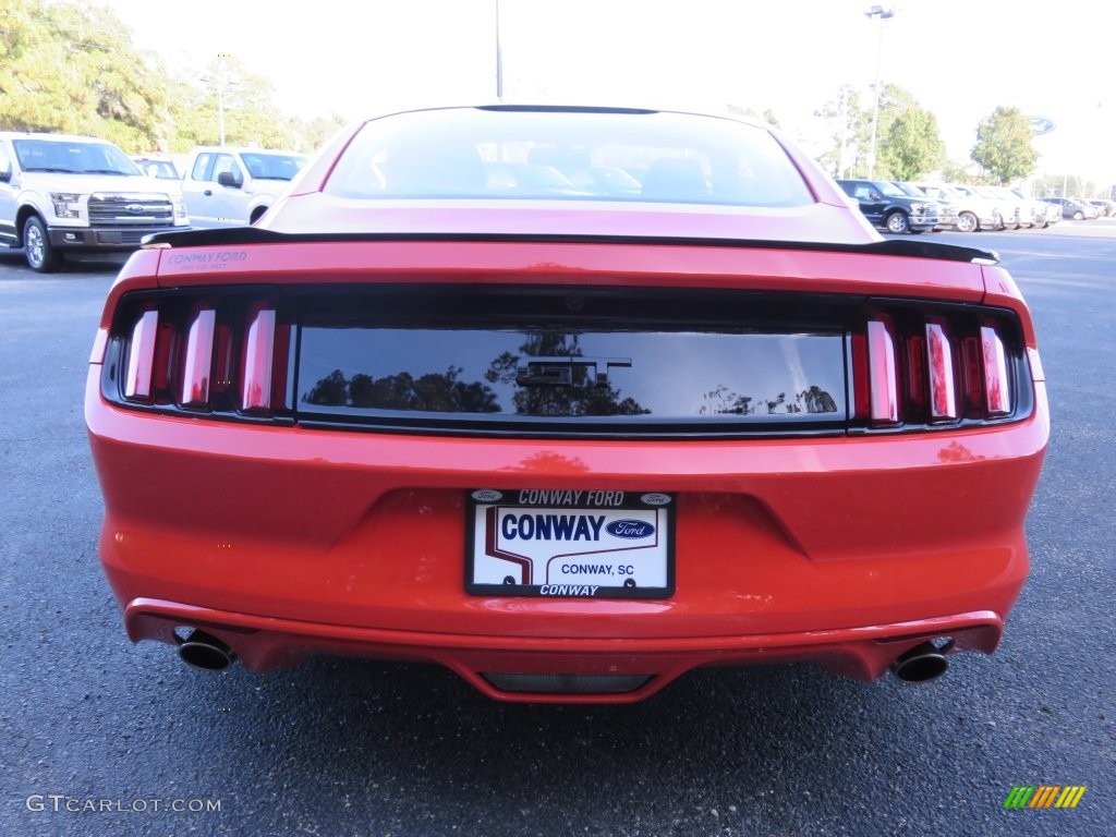 2016 Mustang GT Coupe - Competition Orange / Ebony photo #4