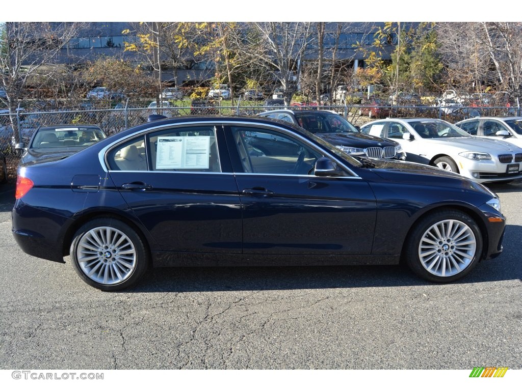 2013 3 Series 328i xDrive Sedan - Imperial Blue Metallic / Venetian Beige photo #2