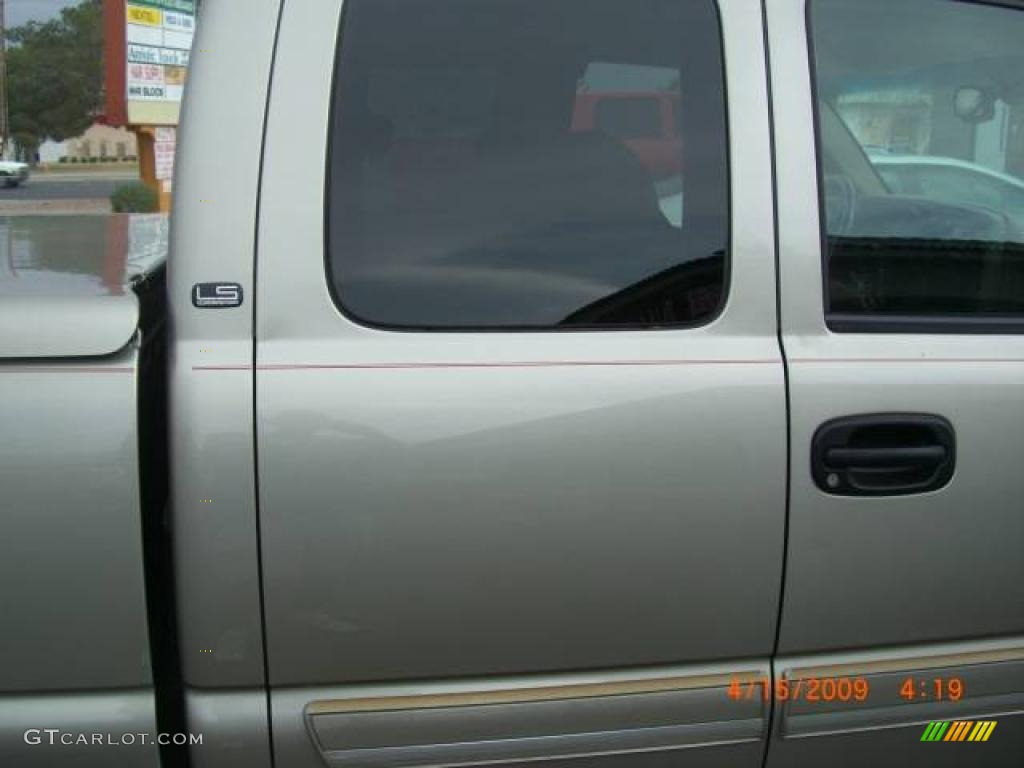 2003 Silverado 1500 LT Extended Cab 4x4 - Light Pewter Metallic / Tan photo #10