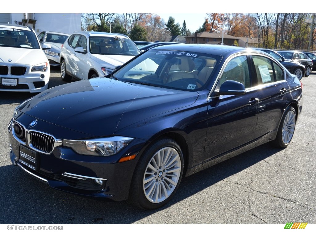 2013 3 Series 328i xDrive Sedan - Imperial Blue Metallic / Venetian Beige photo #7