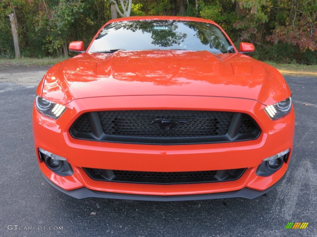 2016 Mustang GT Coupe - Competition Orange / Ebony photo #10