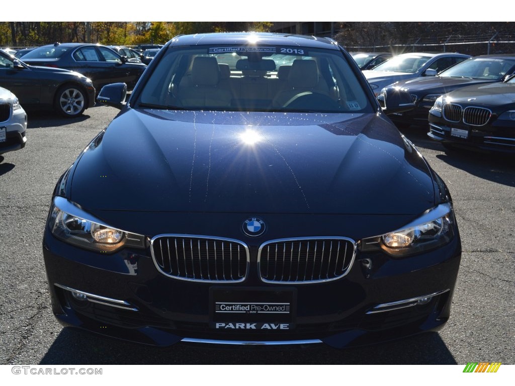 2013 3 Series 328i xDrive Sedan - Imperial Blue Metallic / Venetian Beige photo #8