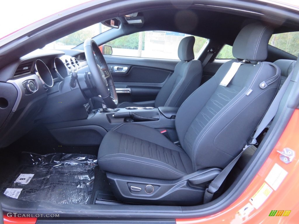 Ebony Interior 2016 Ford Mustang GT Coupe Photo #108874206