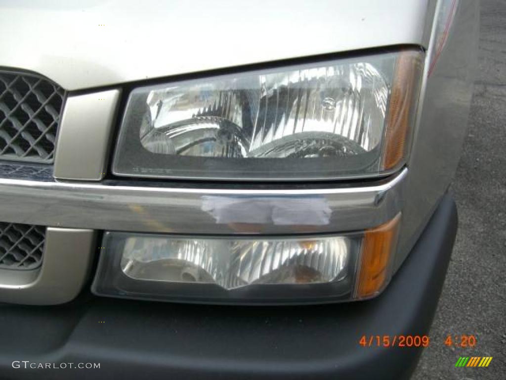 2003 Silverado 1500 LT Extended Cab 4x4 - Light Pewter Metallic / Tan photo #15