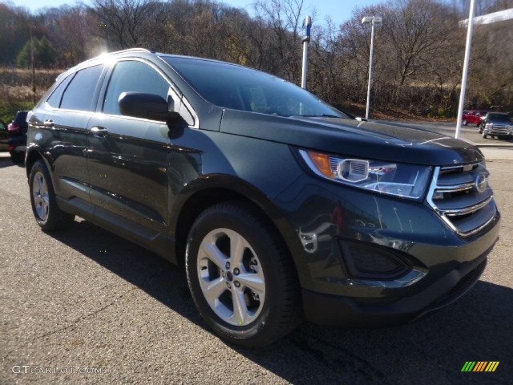 2015 Edge SE AWD - Guard Metallic / Ebony photo #10