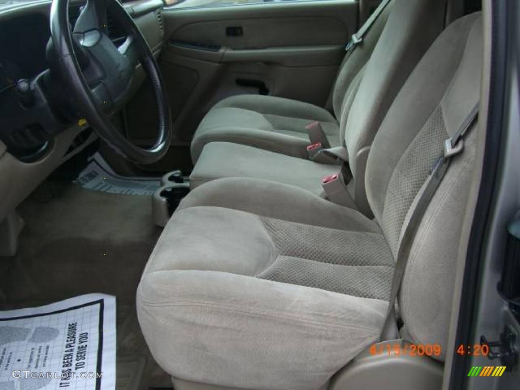 2003 Silverado 1500 LT Extended Cab 4x4 - Light Pewter Metallic / Tan photo #22