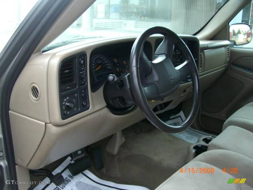 2003 Silverado 1500 LT Extended Cab 4x4 - Light Pewter Metallic / Tan photo #23