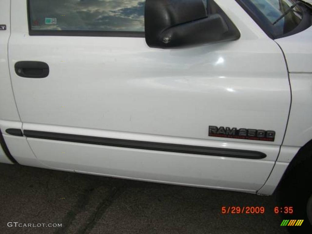 2001 Ram 2500 ST Regular Cab - Bright White / Camel/Tan photo #8