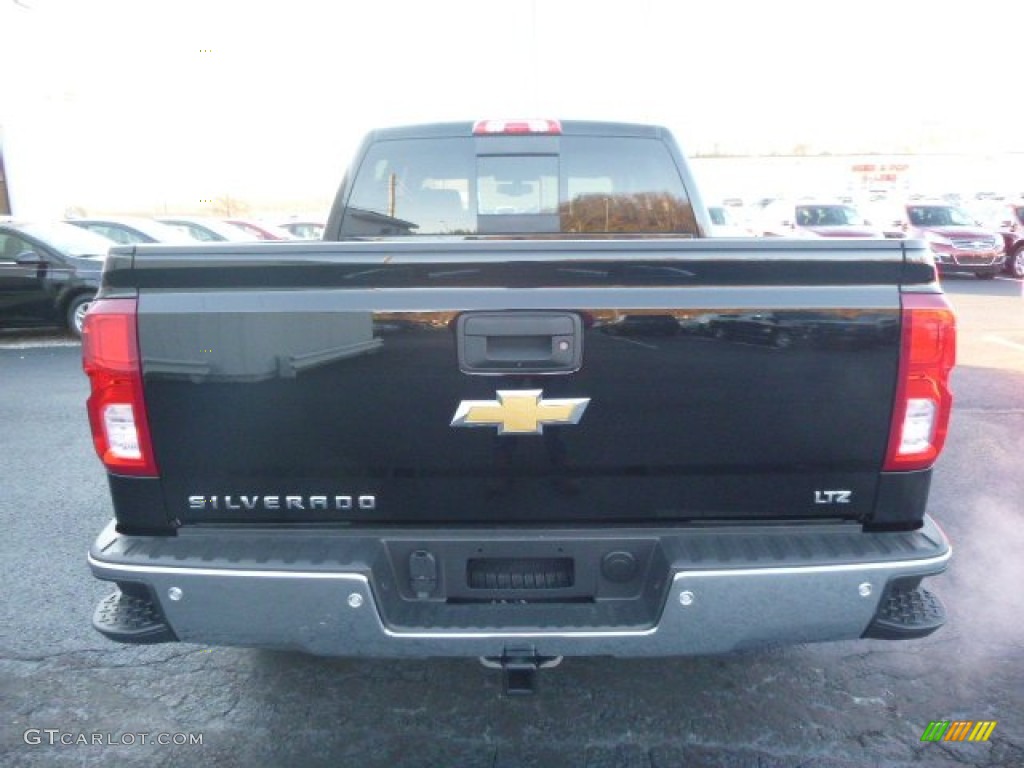 2016 Silverado 1500 LTZ Crew Cab 4x4 - Black / Cocoa/Dune photo #6