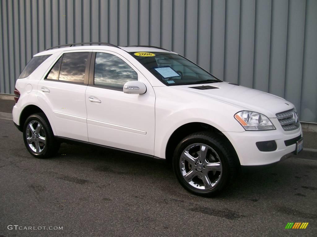 2006 ML 500 4Matic - Alabaster White / Black photo #1