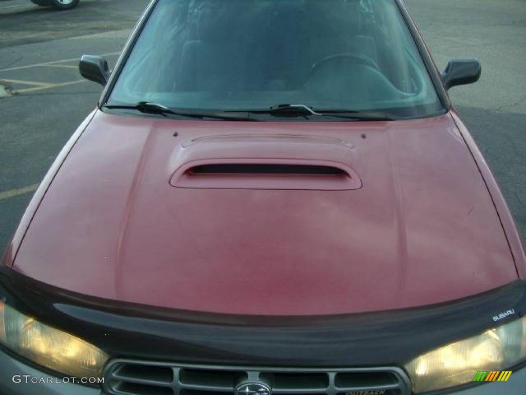 1997 Legacy Outback Wagon - Ruby Pearl / Grey photo #8