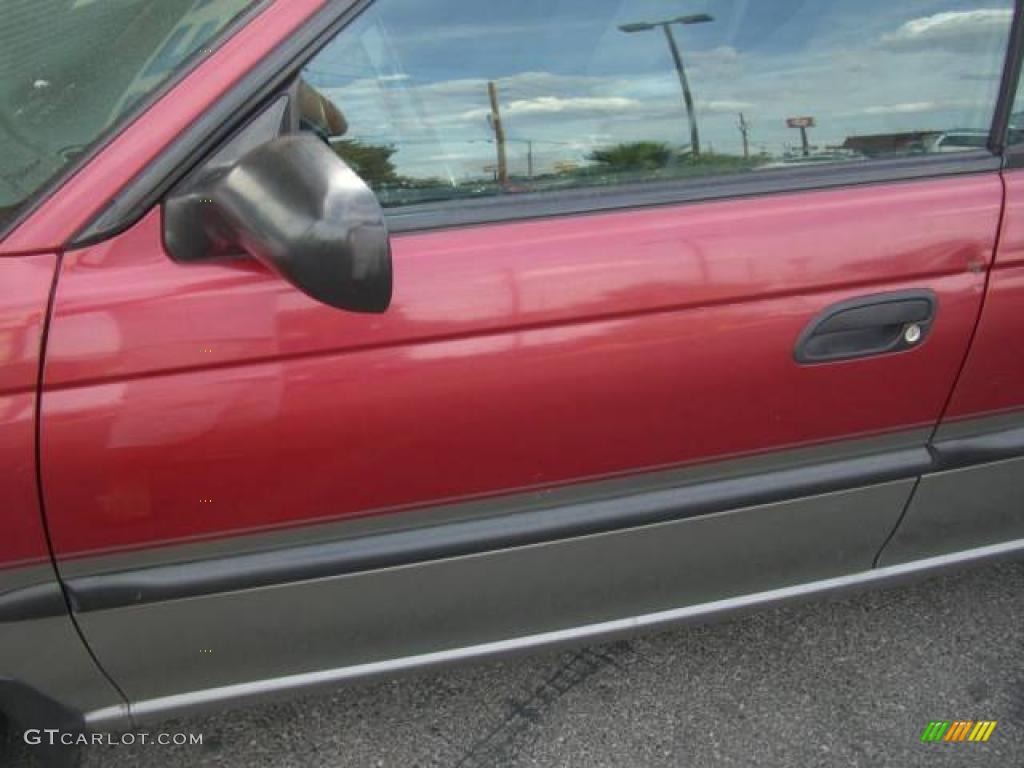 1997 Legacy Outback Wagon - Ruby Pearl / Grey photo #10