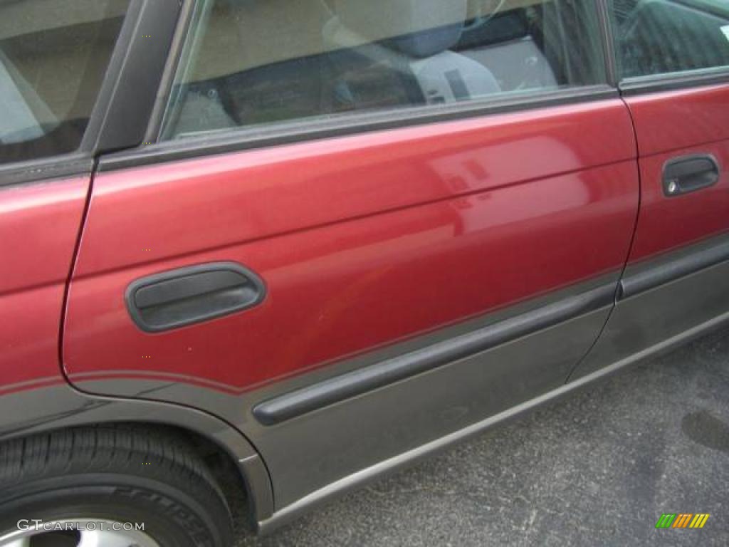 1997 Legacy Outback Wagon - Ruby Pearl / Grey photo #15
